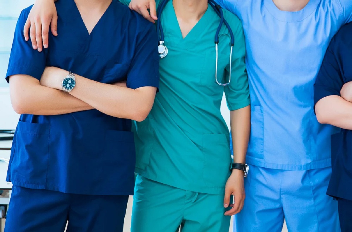 Stylish medical scrubs